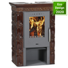 Piec kaflowy kominek koza 5,8kW (kolor: cappuccino) - spełnia anty-smogowy EkoProjekt 48279109