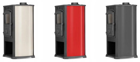 Piec wolnostojący 7,3-10kW (kolor: czerwony, wylot spalin: 120mm) - spełnia anty-smogowy EkoProjekt 99672873